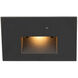Tyler 120 3.8 watt Black Step and Wall Lighting in 3000K, WAC Lighting