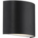 Pocket LED 7 inch Black Bath Vanity & Wall Light, dweLED