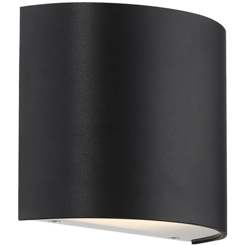 Pocket LED 7 inch Black Bath Vanity & Wall Light, dweLED