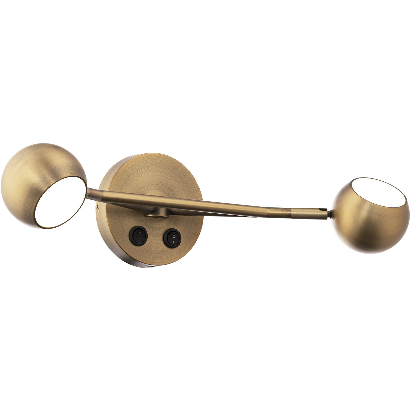 Brass reading light on sale