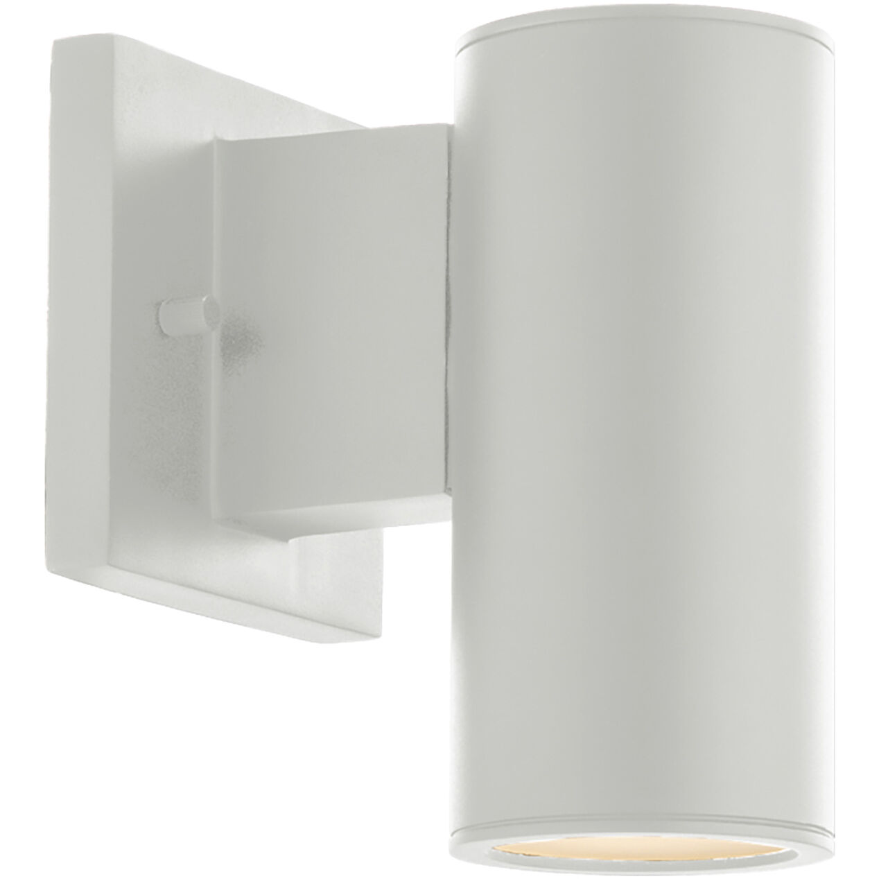 Cylinder LED 6.75 inch White Outdoor Wall Light