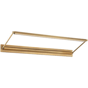 Hudson 24.00 watt 34 inch Aged Brass Picture Light Wall Light, dweLED