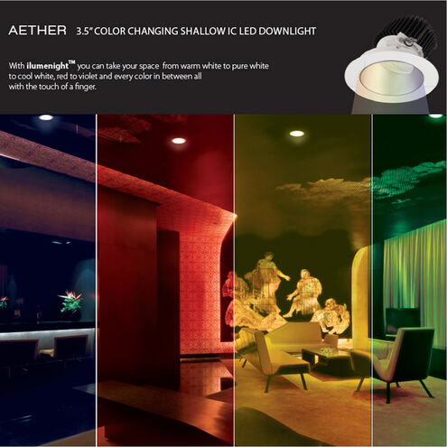 Aether LED B/Wt Recessed Lighting in Black/White