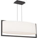 Park Avenue 1 Light 30.63 inch Black Linear Pendant Ceiling Light