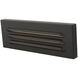Tyler 12 8 watt Solid Brass Coated in Bronze Step and Wall Lighting in 2700K, Bronze on Brass, WAC Landscape