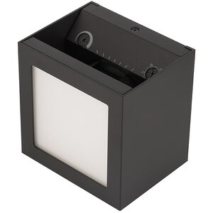 Functional 3 Light 5 inch Black on Aluminum Wall Sconce Wall Light in 5in