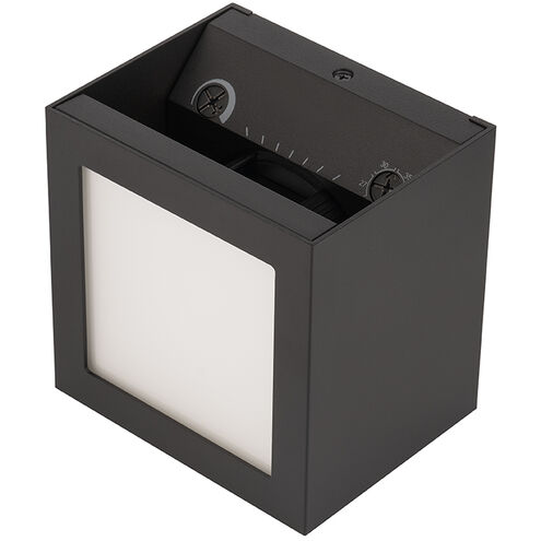 Functional 3 Light 5 inch Black on Aluminum Wall Sconce Wall Light in 5in