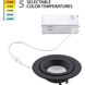 Lotos LED Black Complete Kit Recessed Lighting
