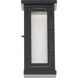 Eliot LED 14 inch Black Outdoor Wall Light, dweLED