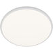 Parthenon LED 22 inch White Flush Mount Ceiling Light in 4000K, dweLED