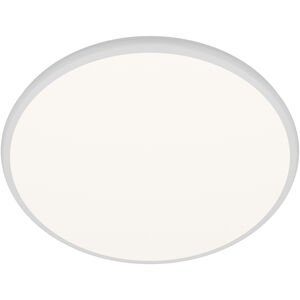 Parthenon LED 22 inch White Flush Mount Ceiling Light in 4000K, dweLED