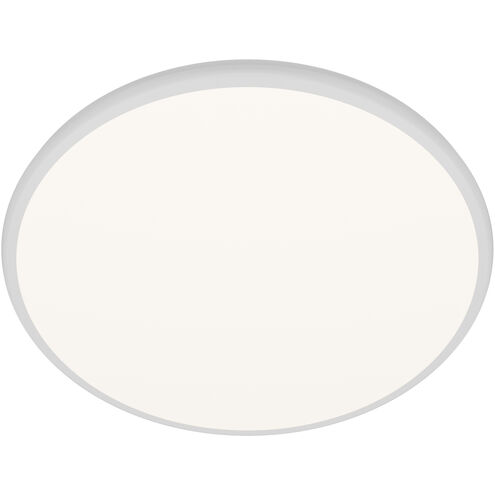 Parthenon LED 22 inch White Flush Mount Ceiling Light in 4000K, dweLED