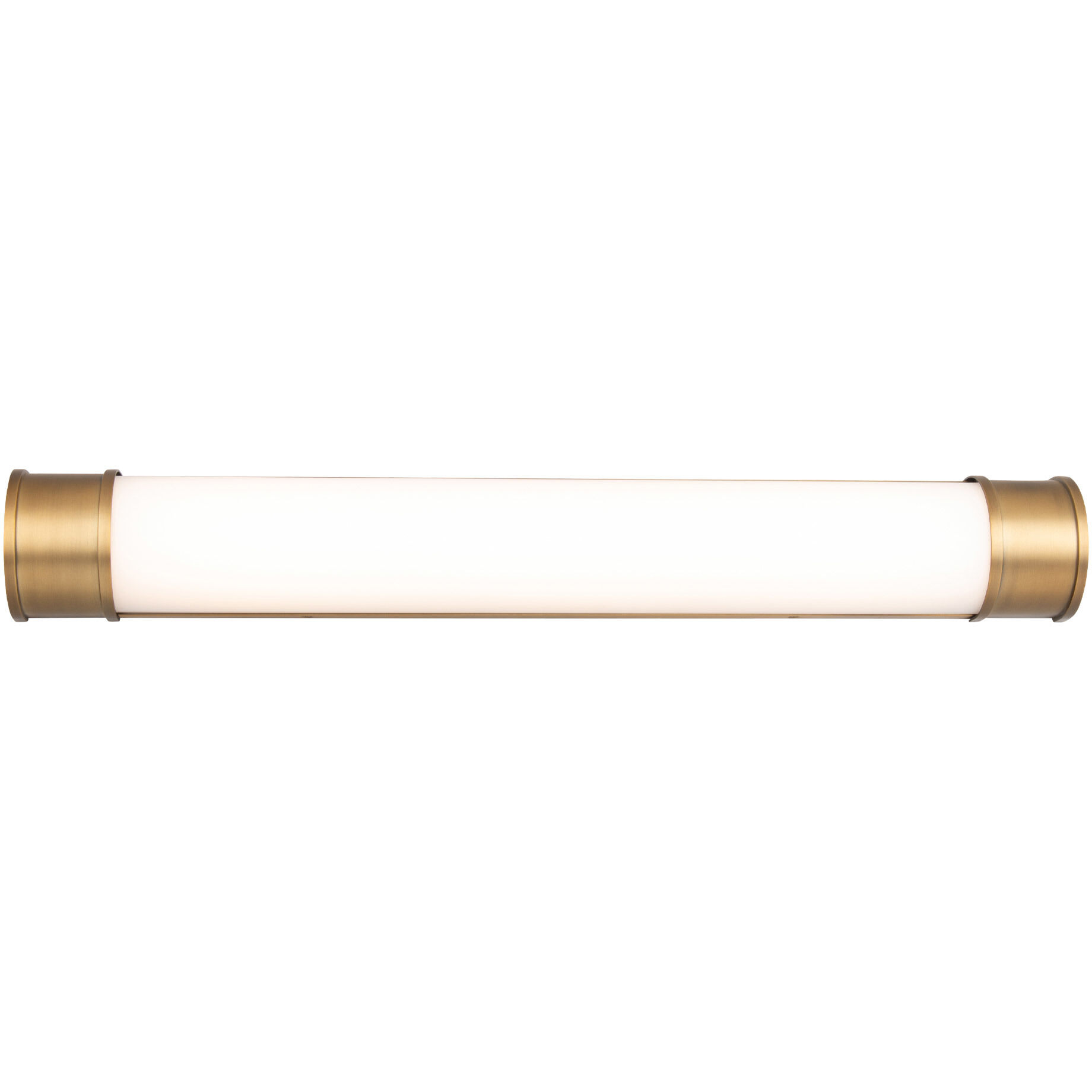 Mercer LED 34 inch Aged Brass Bath Vanity & Wall Light, dweLED