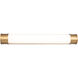 Mercer LED 34 inch Aged Brass Bath Vanity & Wall Light, dweLED
