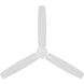 Blitzen 54 inch Matte White Downrod Ceiling Fans, Smart Fan