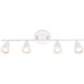 Solo 4 Light 120 White Track Lighting Ceiling Light