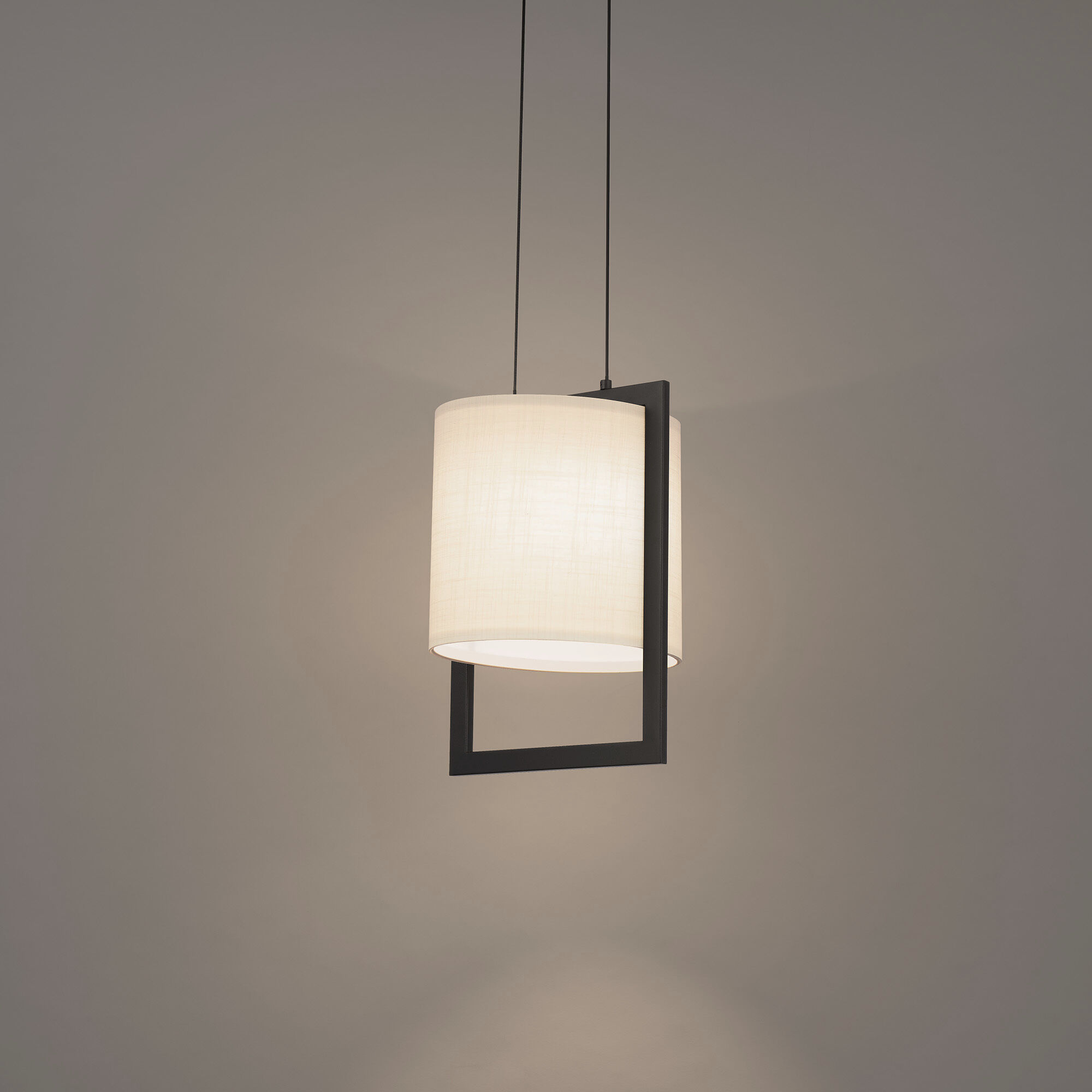 Park Avenue LED 9.13 inch Black Pendant Ceiling Light, dweLED