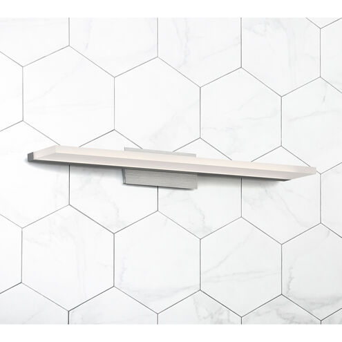 Level LED 25 inch Brushed Aluminum Bath Vanity & Wall Light, dweLED