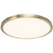 Geos 1 Light 15.00 inch Flush Mount