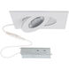 Lotos LED Module White Recessed Lighting in 3000K, 90, 1, Wide