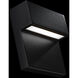 Balance LED 6 inch Black Outdoor Wall Light in 4000K, dweLED
