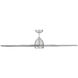 Mocha XL 66 inch Brushed Aluminum Downrod Ceiling Fans, Smart Fan