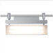 Wall Wash Luminaire 18 Light 120 Platinum Track Head Ceiling Light in 4000K