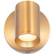Kepler 1 Light 4.63 inch Aged Brass Reading Light Wall Light, dweLED