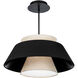 Rockabilly LED 26 inch Black Pendant Ceiling Light, dweLED