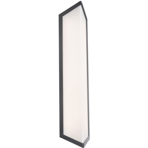 Corte LED 24 inch Black Outdoor Wall Light in 3000K, dweLED