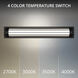 Moline LED 32 inch Black Outdoor Wall Light in 3500K, dweLED