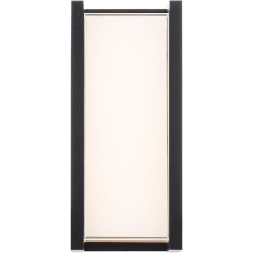 WAC Lighting WS-W44011-BK Axel LED 11 inch Black Outdoor Wall Light, dweLED
