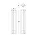 Chamber 12 5.5 watt Black Bollard Light in 2700K Warm LED, WAC Landscape