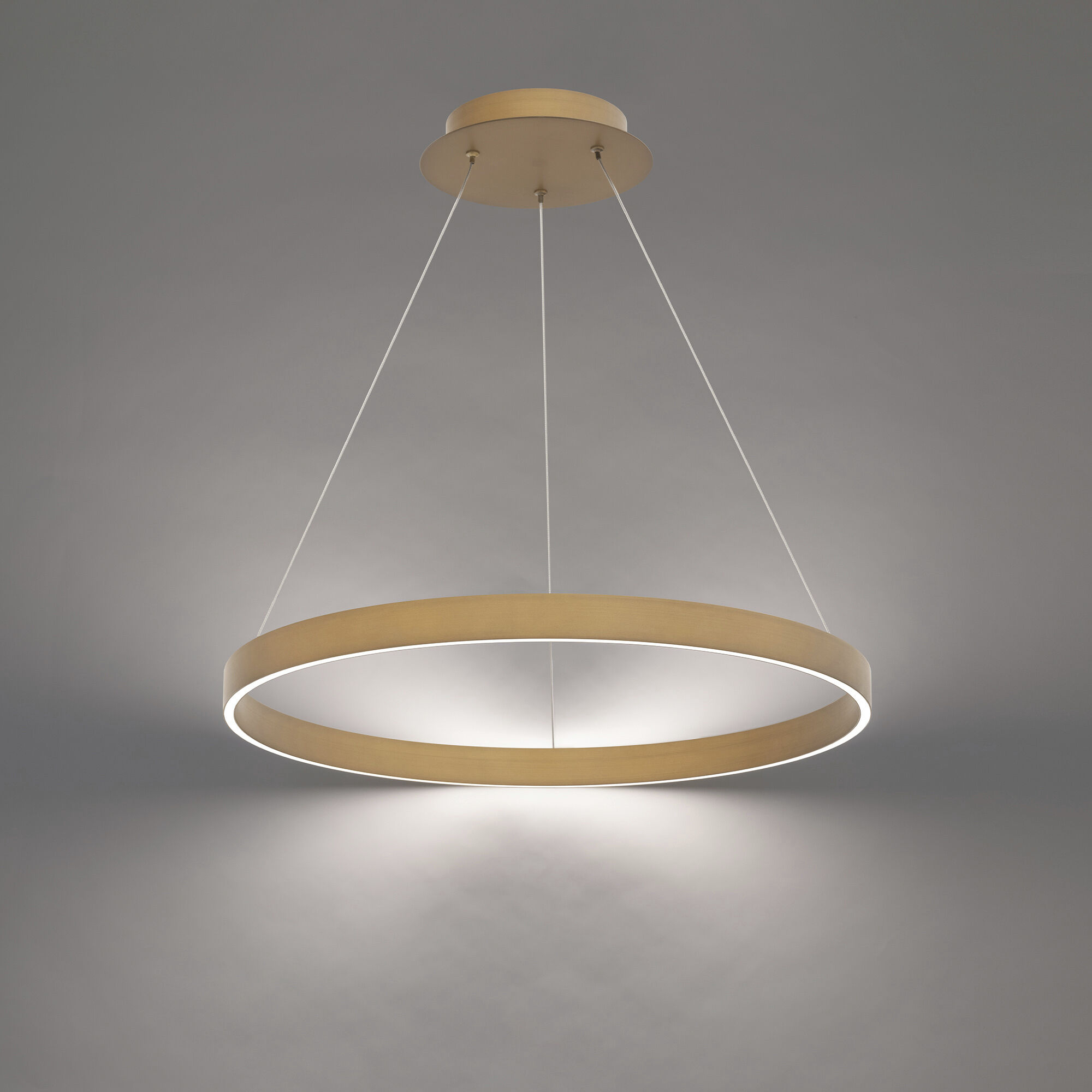 Sirius LED 24 inch Aged Brass Pendant Ceiling Light, dweLED