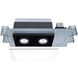 Silo Multiples LED White Black Multiple Recessed Trim in 3000K, White/Black
