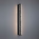 Skate LED 4.5 inch Black Bath Vanity & Wall Light in 4000K, dweLED