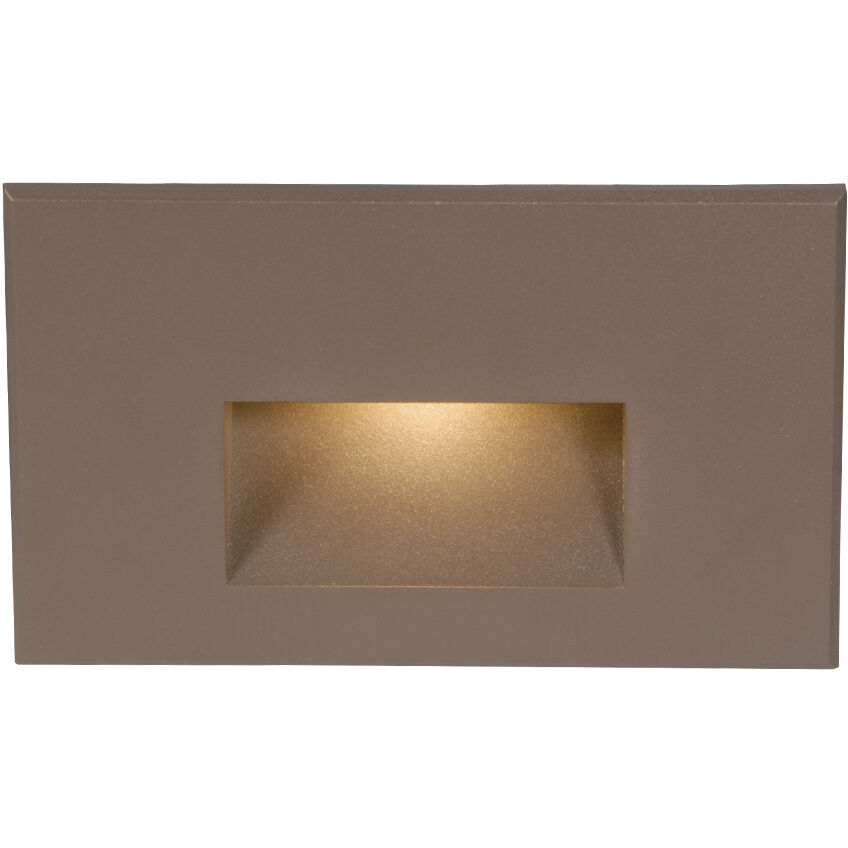 LEDme Step and Wall Lights 277 3.9 watt Bronze On Aluminum Step Light in White, LED, 18.62 inch
