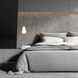 Amelia LED 7 inch Black Mini-Pendant Ceiling Light, dweLED