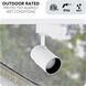 X Track 1 Light 12 White Outdoor Track Head Ceiling Light