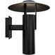 Ventt LED 15 inch Black Outdoor Wall Light, dweLED