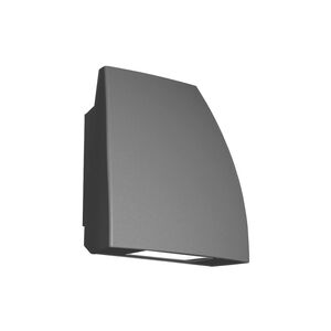 Endurance LED 7 inch Architectural Graphite Outdoor Wall Light in 3000K, 35