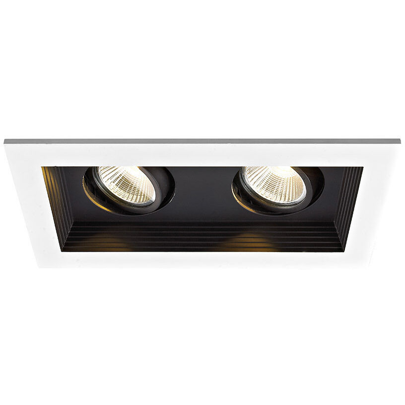 Mini LED Multiple Spots LED Black Multiple Recessed Trim in Wide, 4000K