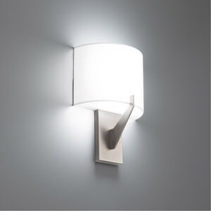 Fitzgerald LED 4 inch Brushed Nickel ADA Wall Sconce Wall Light in 3000K, dweLED