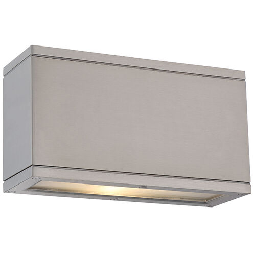 Rubix LED 5.37 inch Brushed Aluminum Outdoor Wall Light