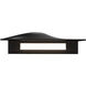Double Diamond LED 1.75 inch Black ADA Wall Sconce Wall Light, dweLED