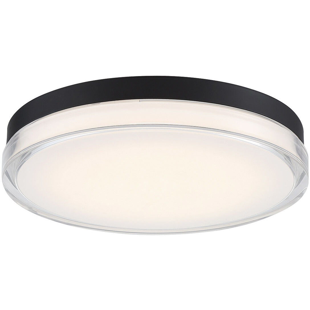 WAC Lighting FM W57815 35 BK Dot LED 15 inch Black Flush Mount