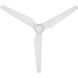 Stella 60 inch Matte White Downrod Ceiling Fans, Smart Fan