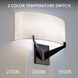 Fitzgerald Wall Sconce Wall Light in 3000K, Black, dweLED