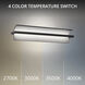 Shard LED 24 inch Black Bath Vanity & Wall Light in 2700K, dweLED