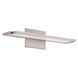 Line LED 18 inch Brushed Aluminum Bath Vanity & Wall Light, dweLED